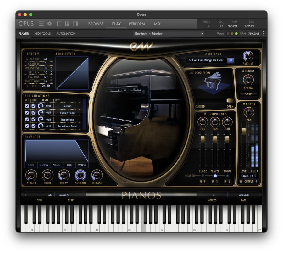 BOSENDORFER 290 PLATINUM