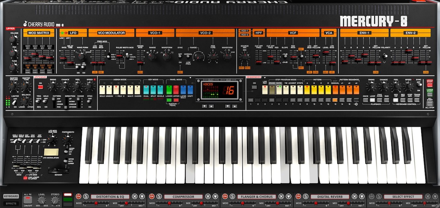 Mercury-8 Synthesizer