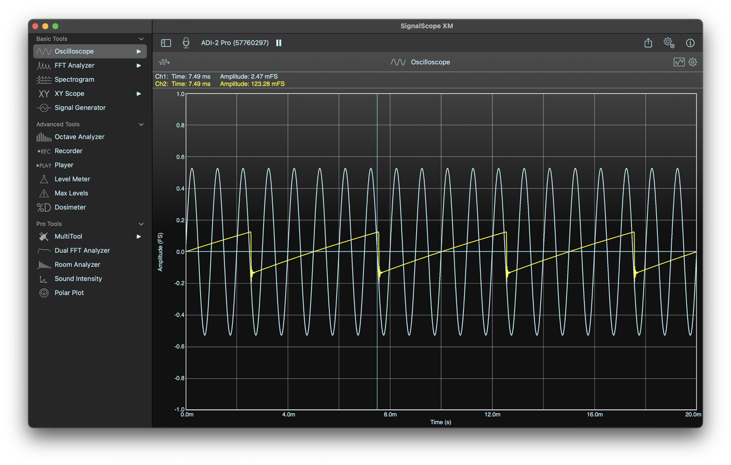 SignalScope XM Basic Tool Set